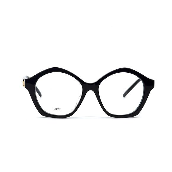 NEW LOEWE LW50053U 001 SHINY BLACK WOMEN'S EYEGLASSES FRAME - Picture 3 of 12